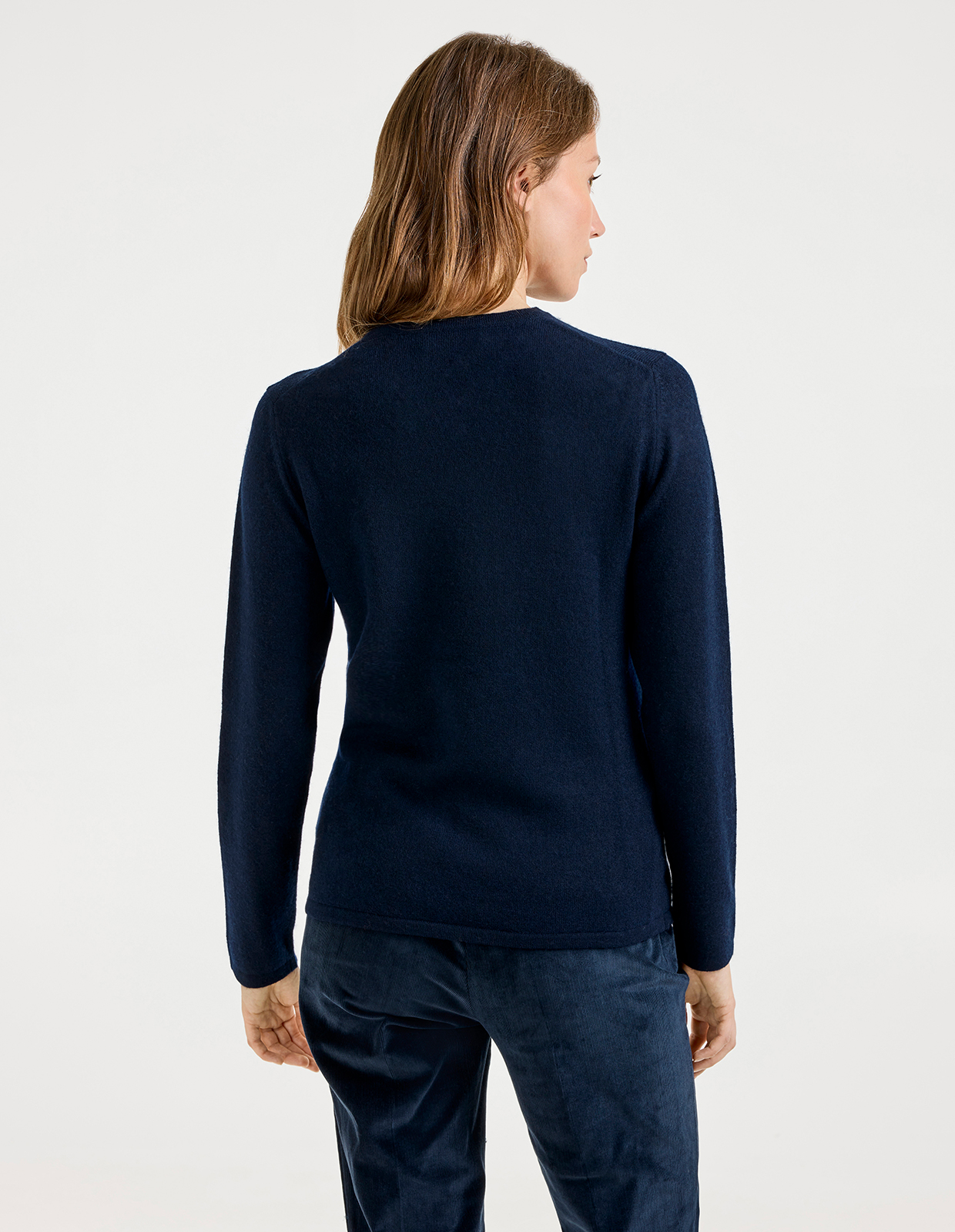 Simone Tröja Cashmere Dk Navy