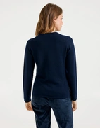 Simone Tröja Cashmere Dk Navy