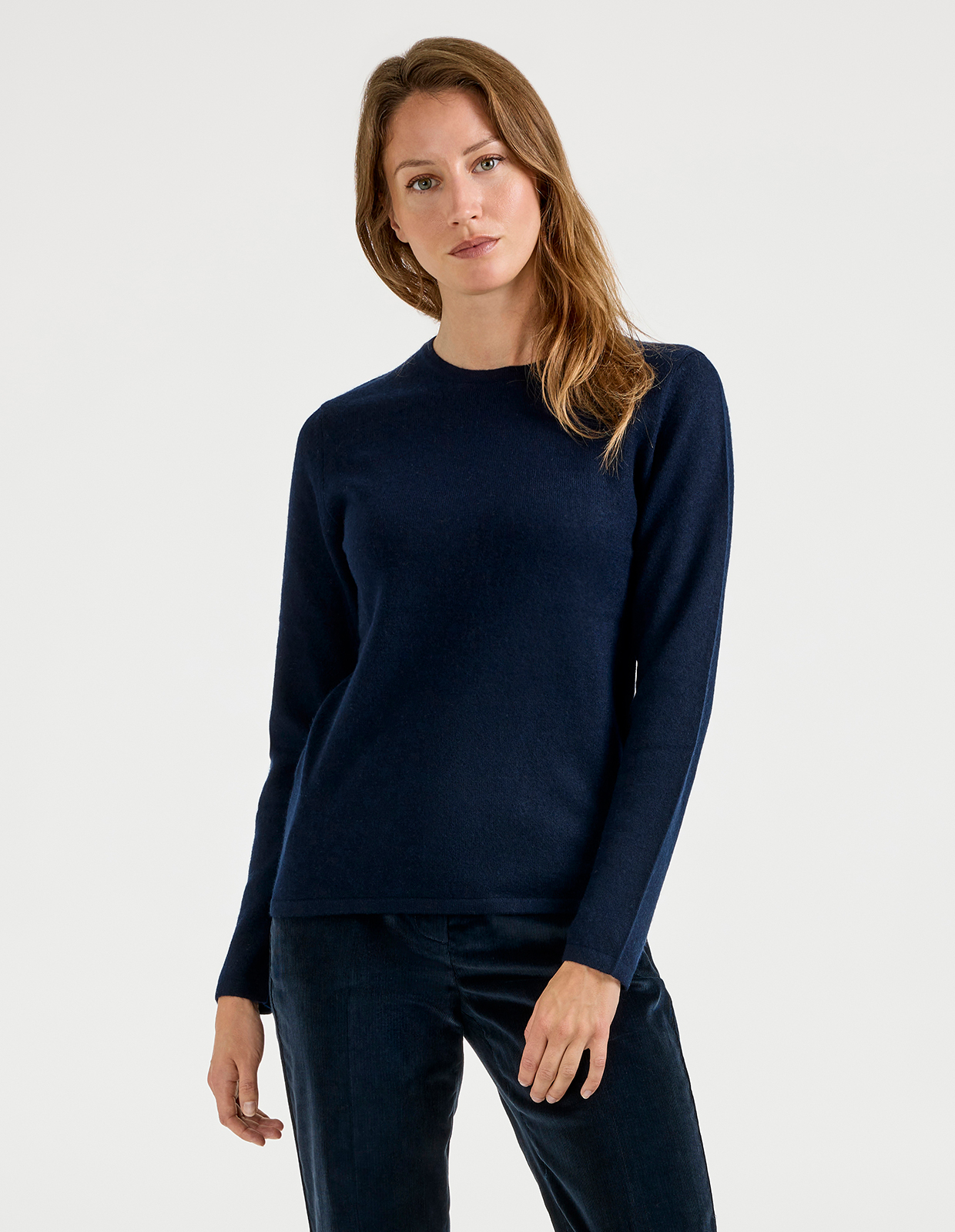 Simone Tröja Cashmere Dk Navy