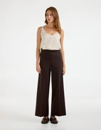 Shin Top Siden Ljusbeige L