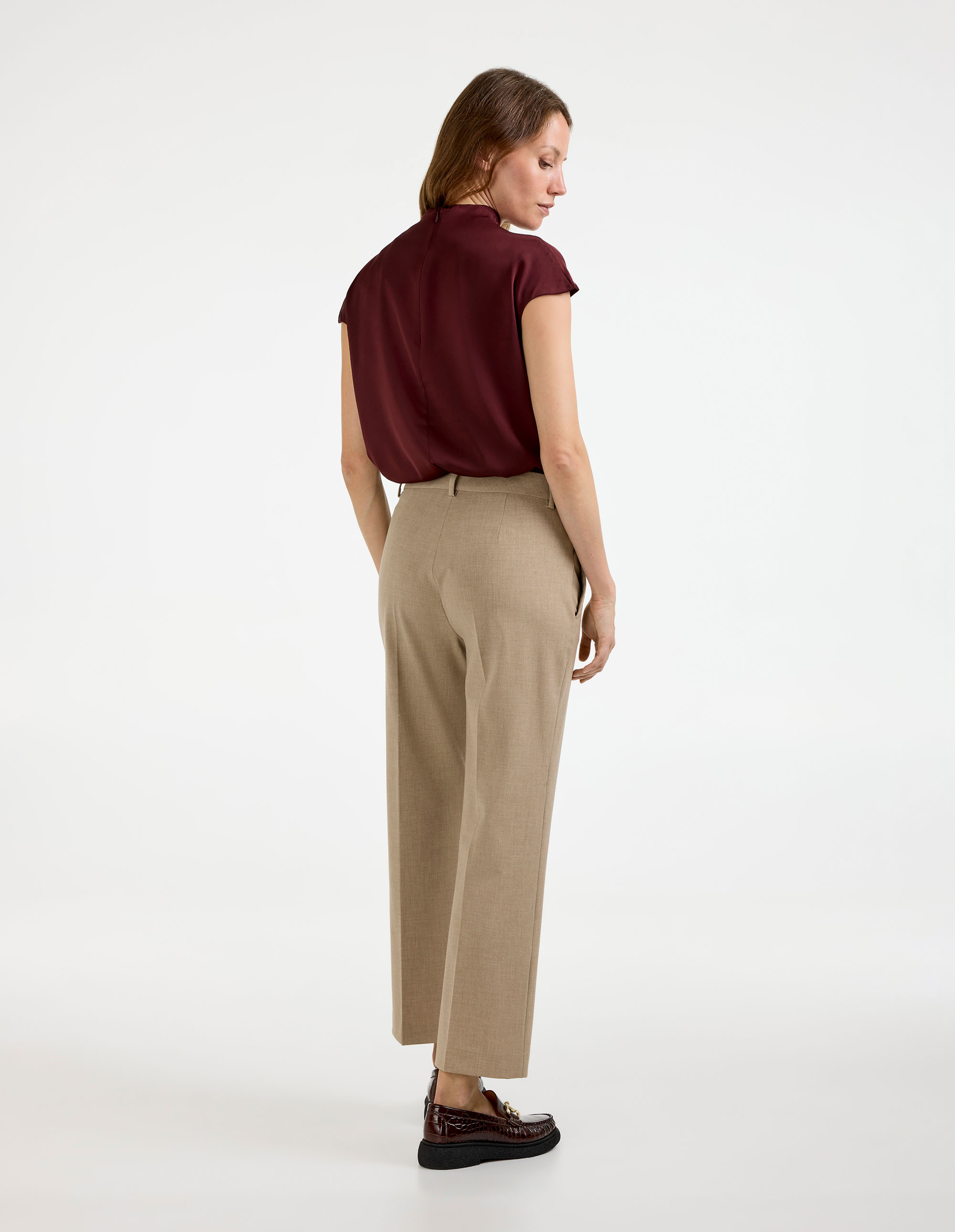 Olessa Bistretch Byxa Beige