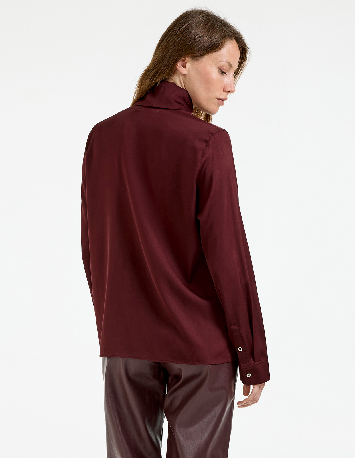 Miki Blouse Burgundy