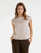 Yui Top Siden Ljusbeige