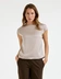 Yui Top Siden Ljusbeige