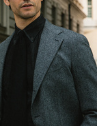 Firenze Blazer Moon Tweed Fiskben Grå 56