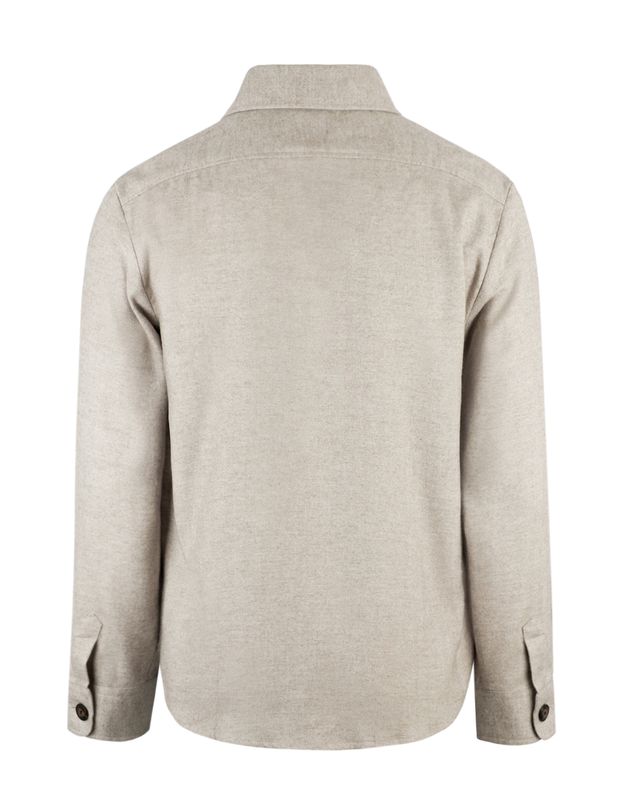 Firenze Overshirt Bomull Lamaull Fiskben Ljusbeige