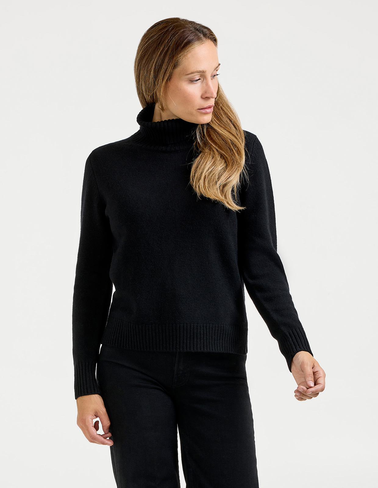 Savanna Polotröja Cashmere Svart