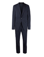 Falk Suit Regular Stretch Wool Navy Sea
