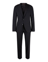 Ego Suit Slim Stretch Wool Black Tile