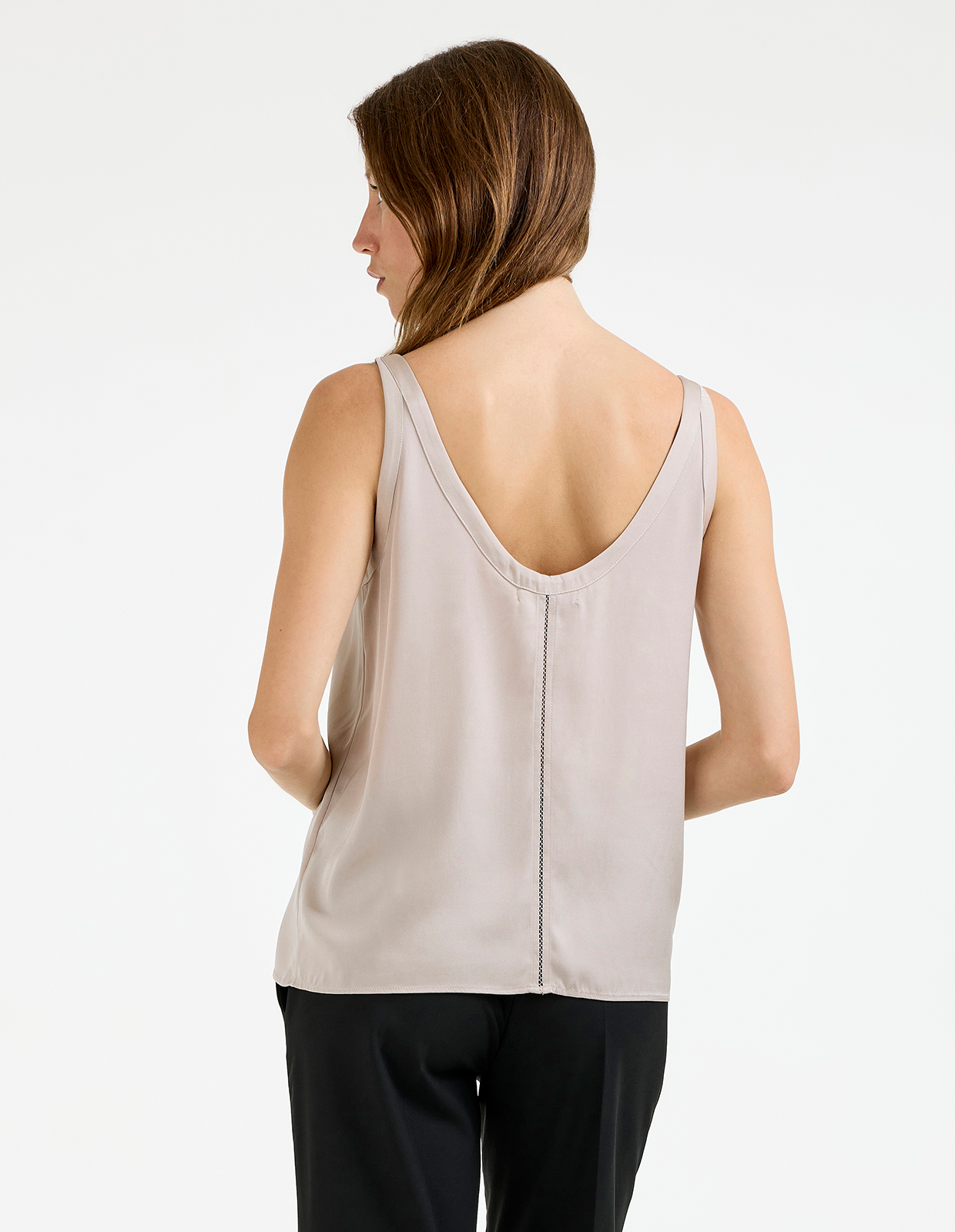 Shin Top Siden Ljusbeige