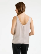 Shin Top Siden Ljusbeige L