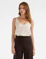 Shin Top Siden Ljusbeige