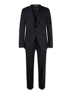 Falk Suit Regular Stretch Wool Black Tile Stl 96