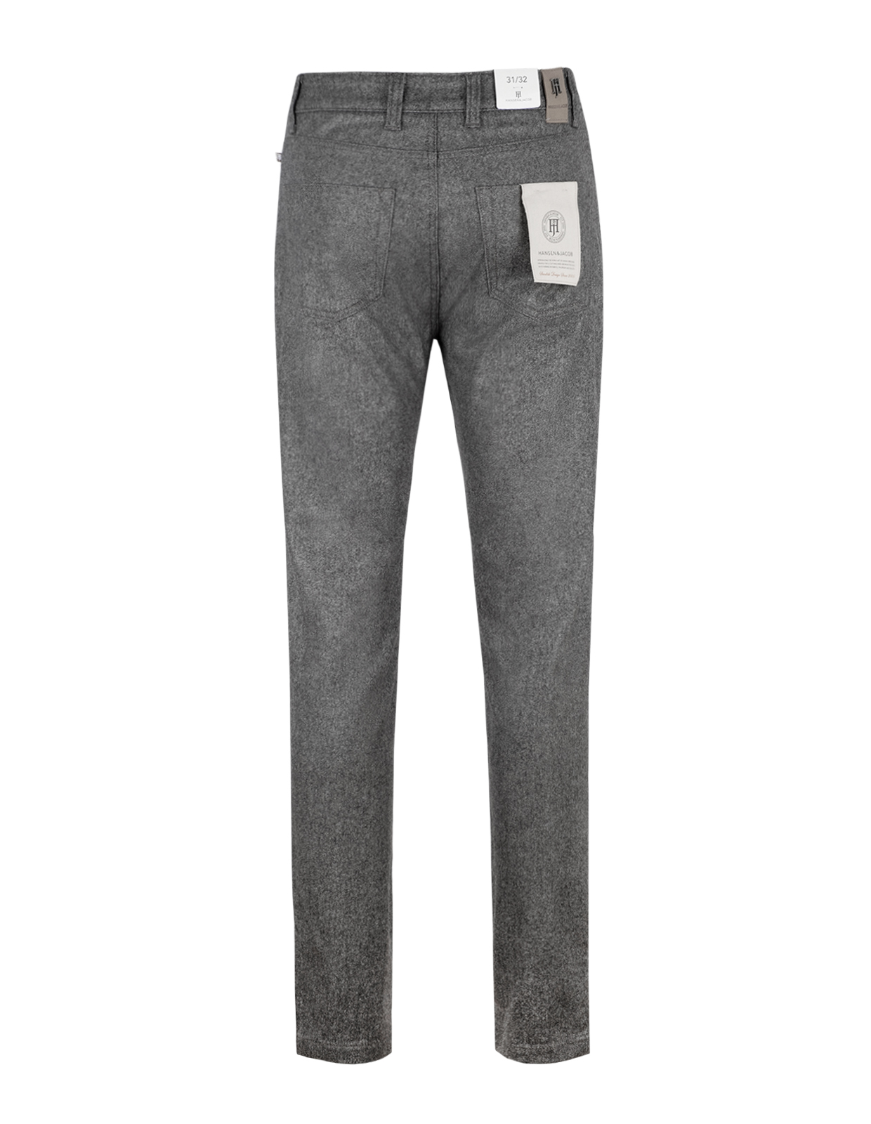 5-ficksbyxa Dalsasso Ull Cashmere Grå