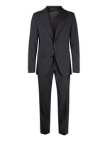 Falk Suit Regular Stretch Wool Dark Grey