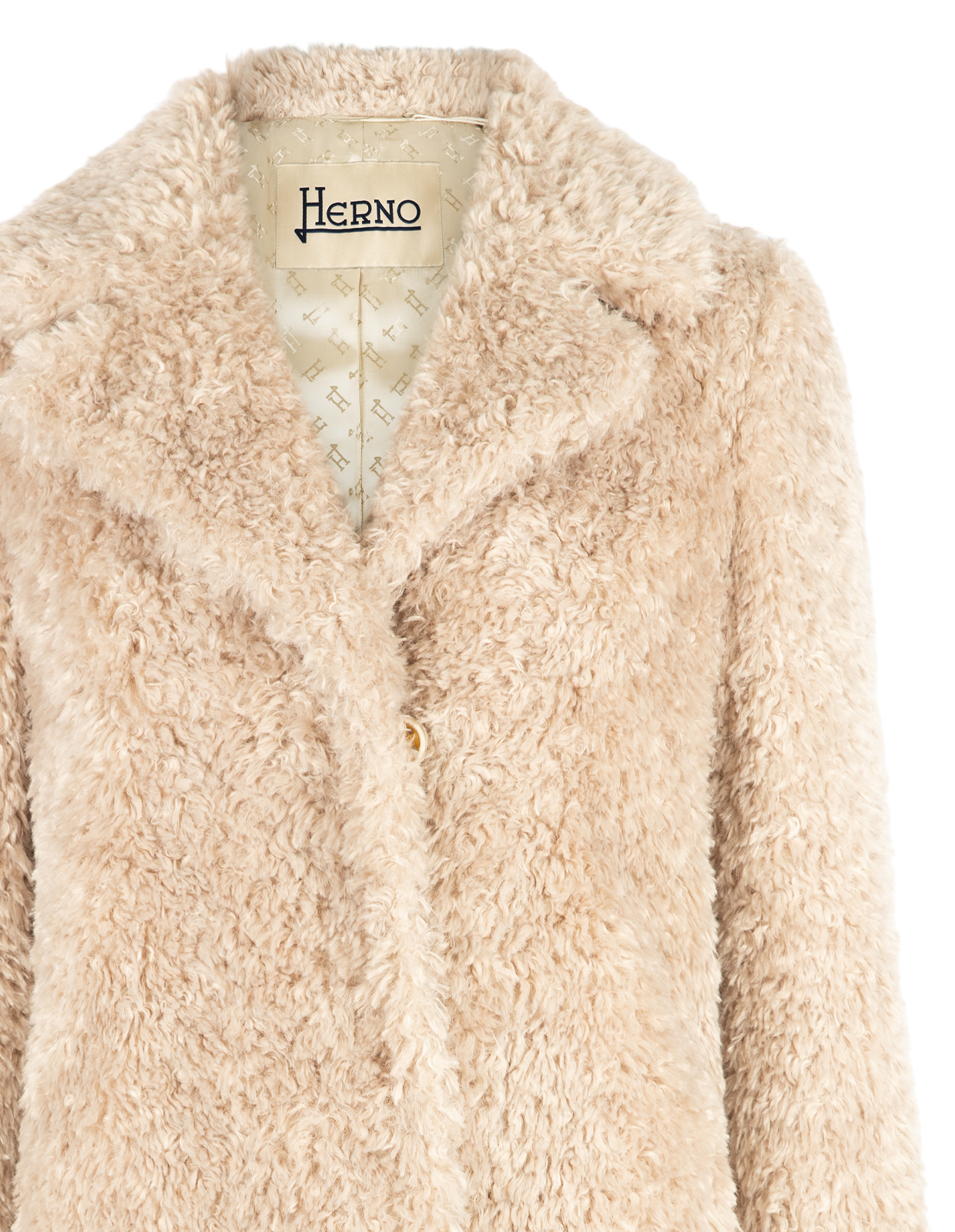 Eco Fur Kappa Ljusbeige 46