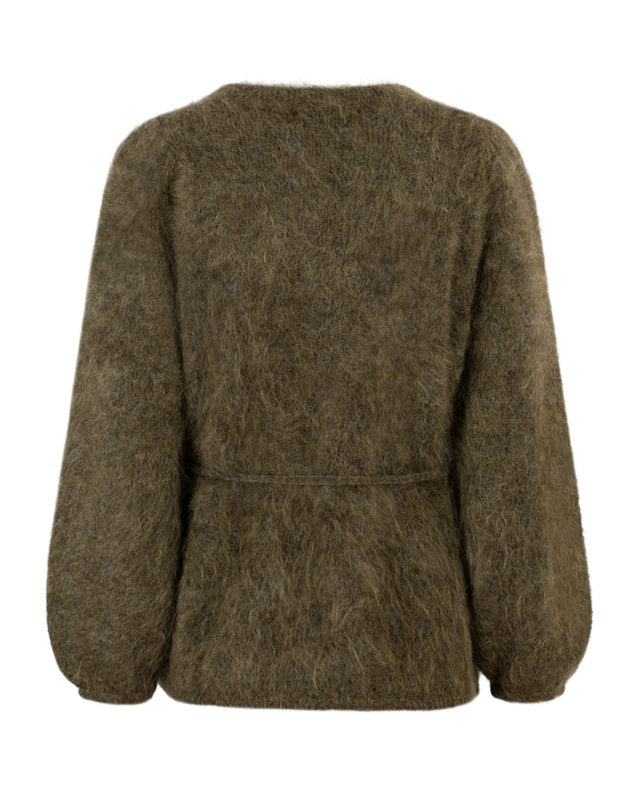Fredrikke Cardigan Mohair Mörkgrön