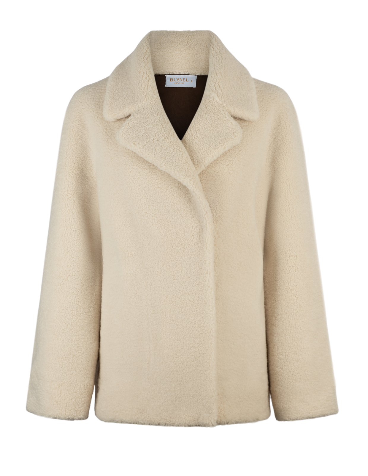 Mei Faux Sherling Jacka Benvit