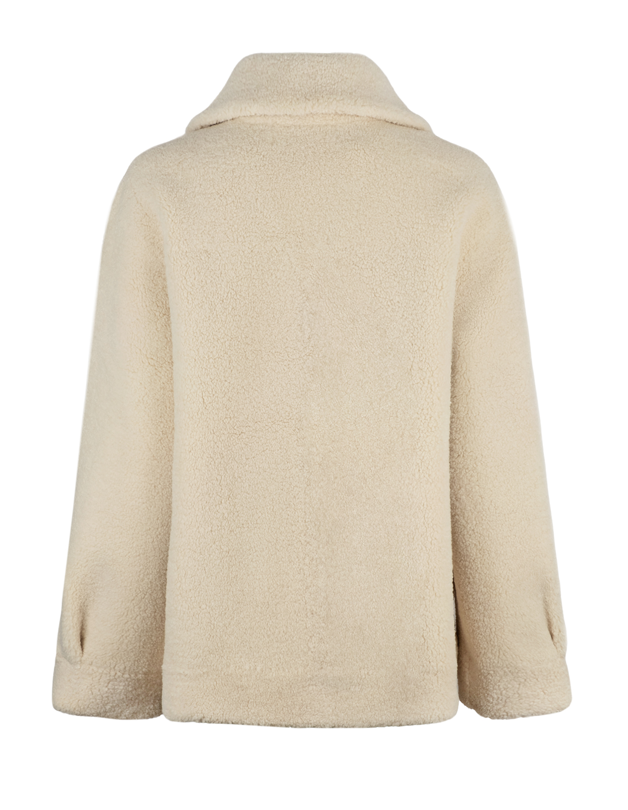 Mei Faux Sherling Jacka Benvit