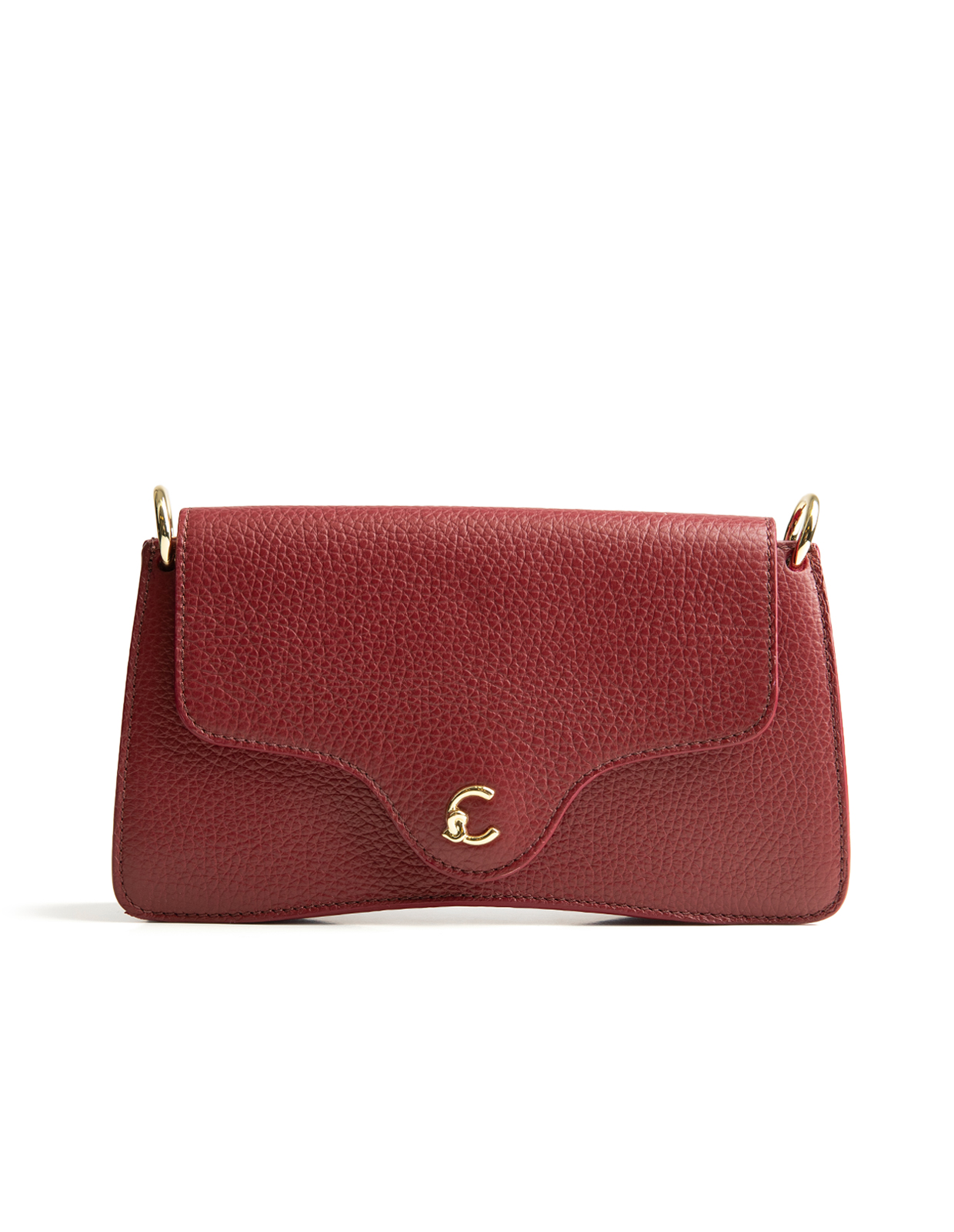 C-Me Väska Läder Vinröd One Size