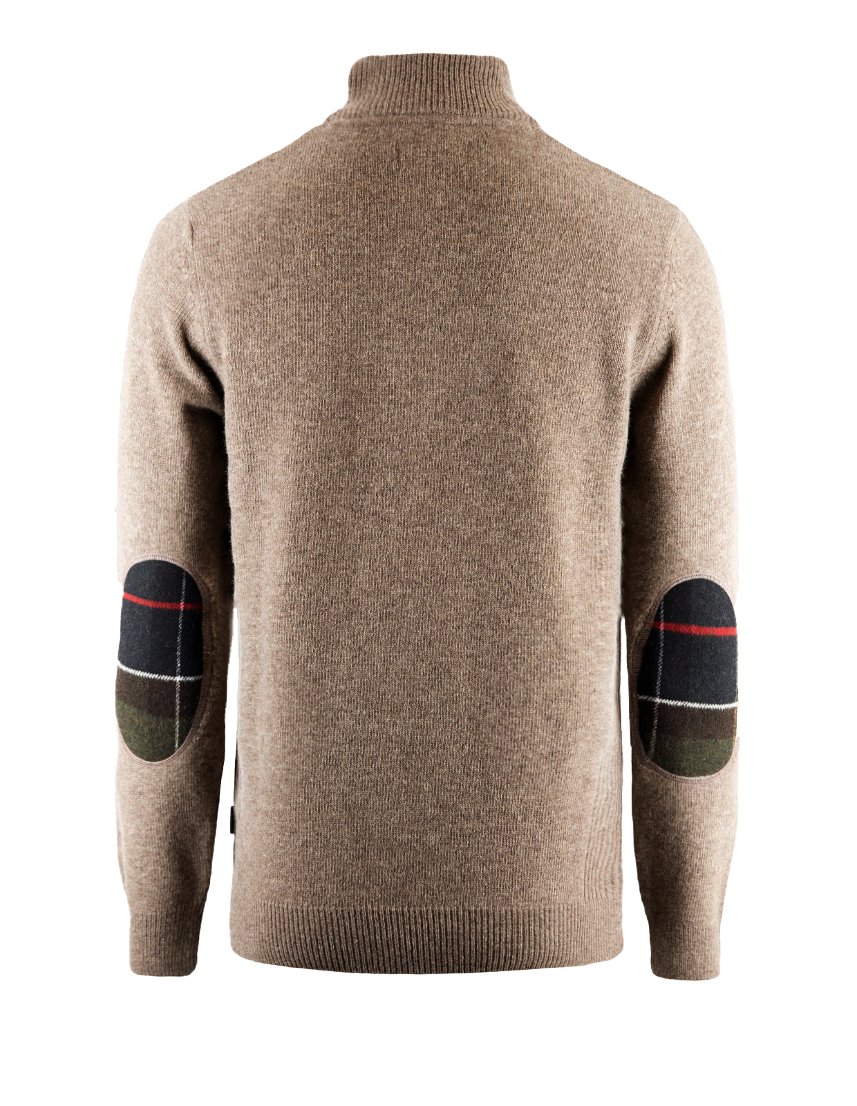 Holden Tröja Half Zip Lammull Brun