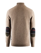 Holden Tröja Half Zip Lammull Brun