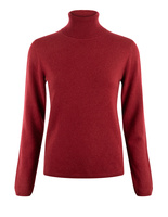 Sofia Polo Ull/Cashmere Vinröd