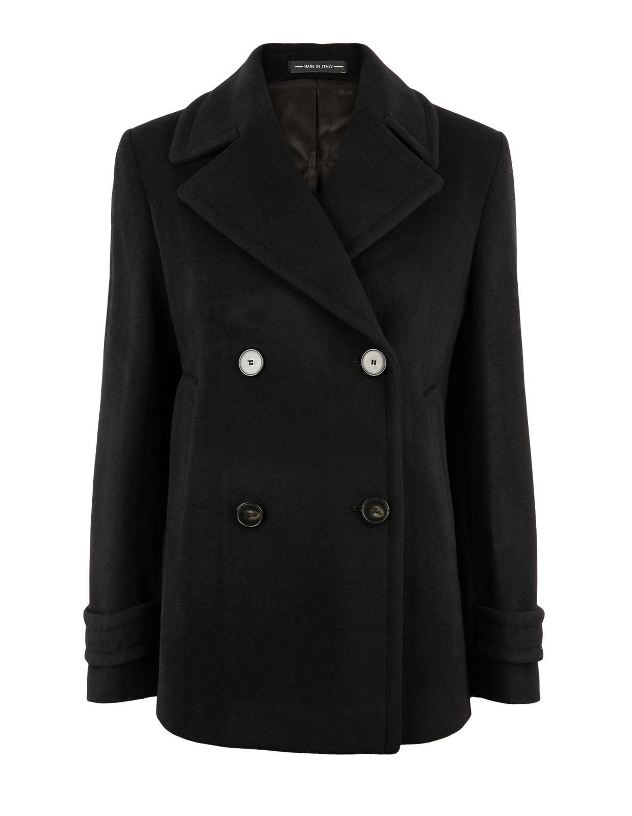 Peacoat Ull/Cashmere Svart