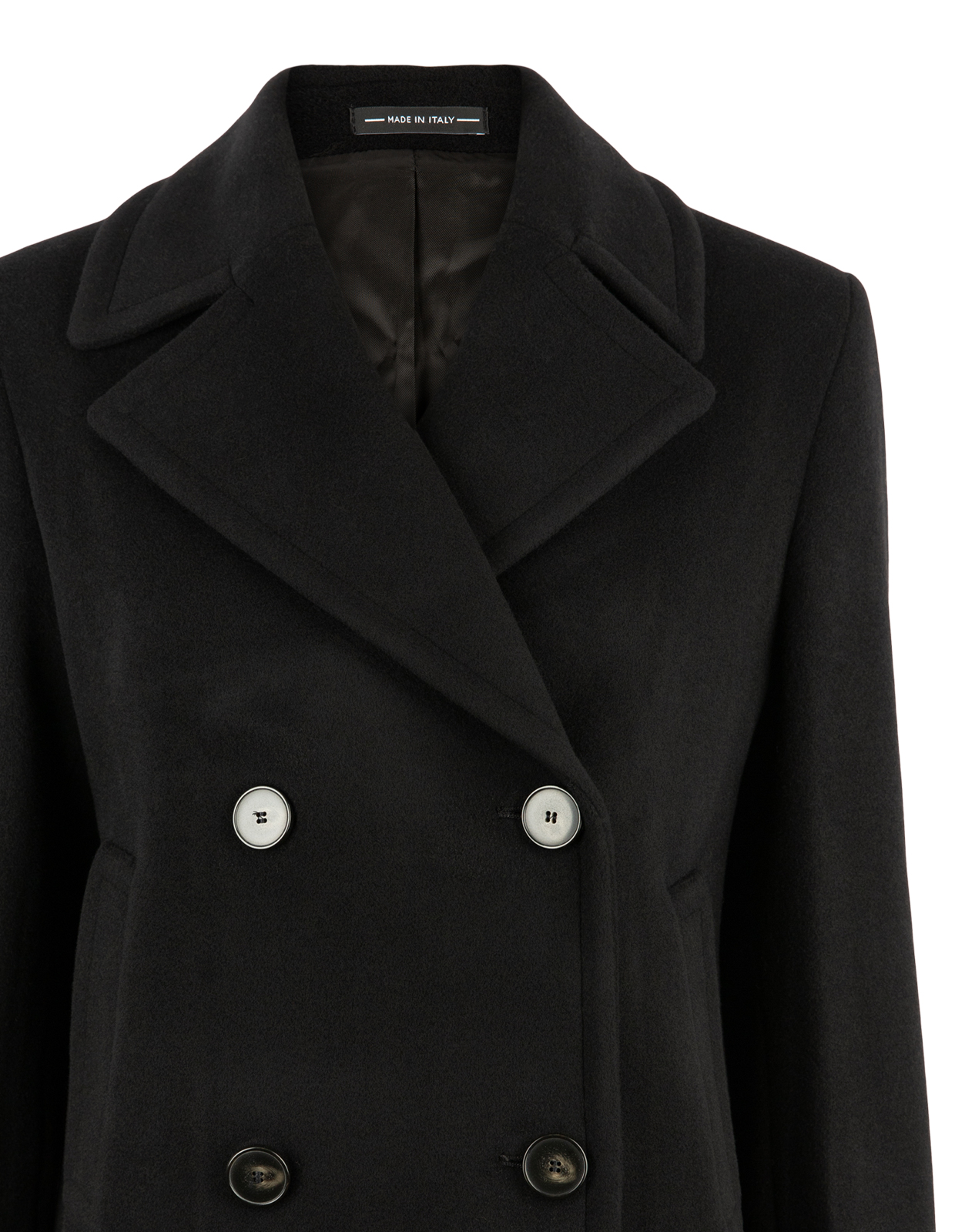 Peacoat Ull/Cashmere Svart