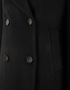 Peacoat Ull/Cashmere Svart