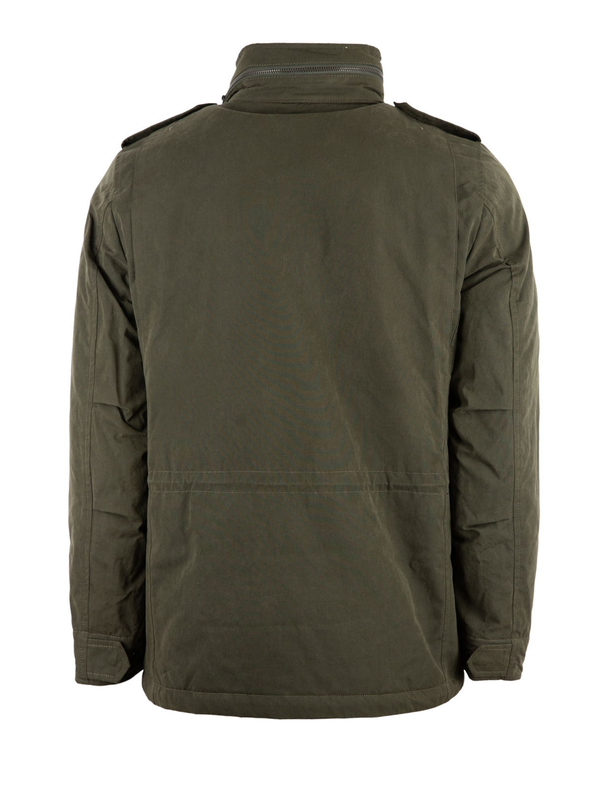 Field Jacket Torrvaxad Bomull Mörkgrön