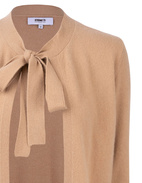 Cardigan with Bow Camel