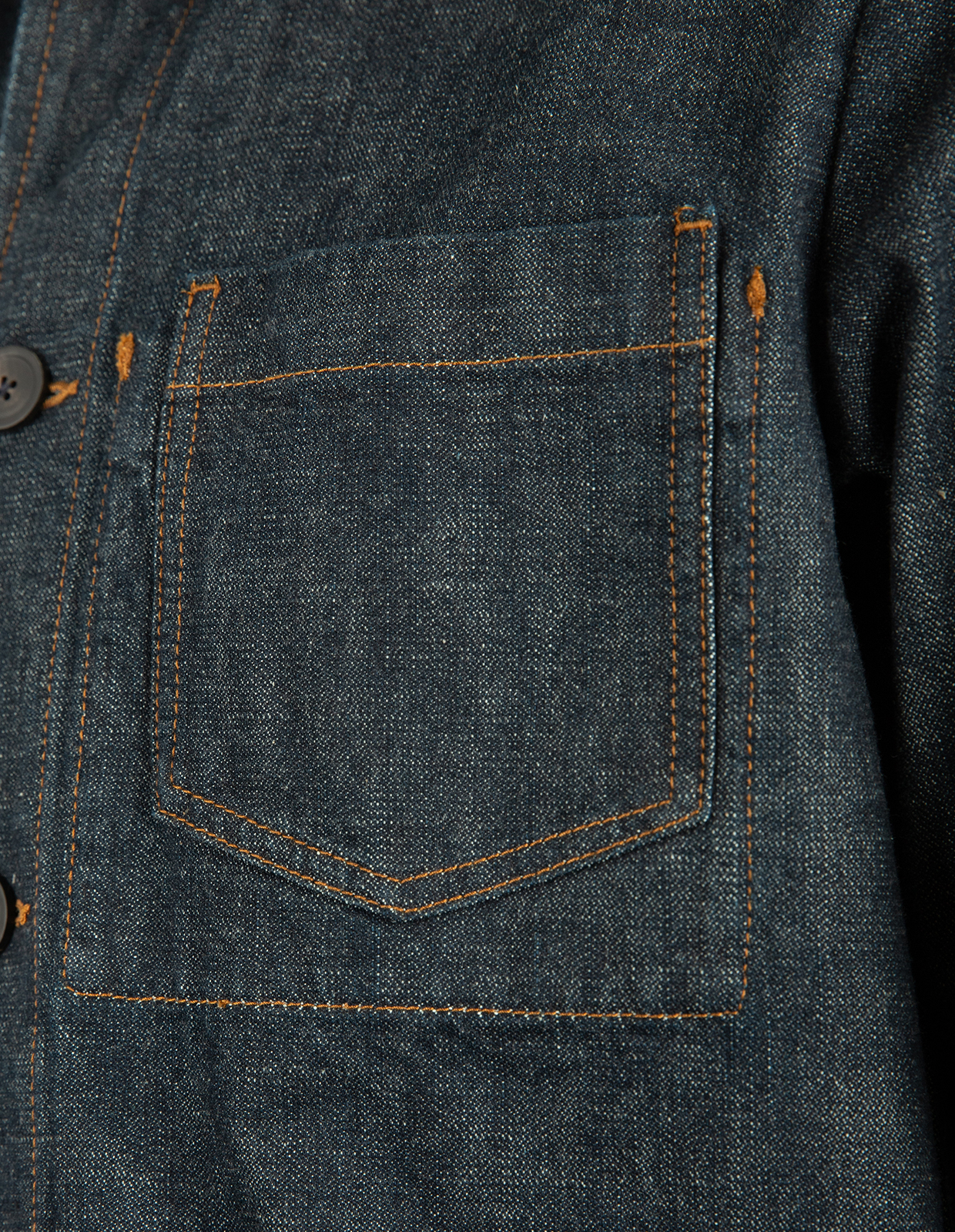 Pablo Overshirt Japansk Denim Denimblå XL