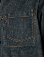 Pablo Overshirt Japansk Denim Denimblå XL