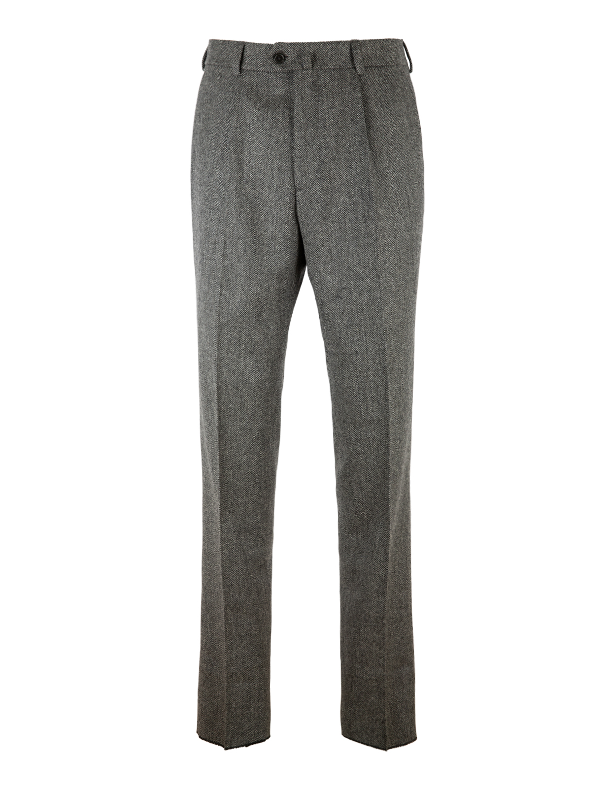 Firenze Byxa Frontveck Moon Tweed Fiskben Grå