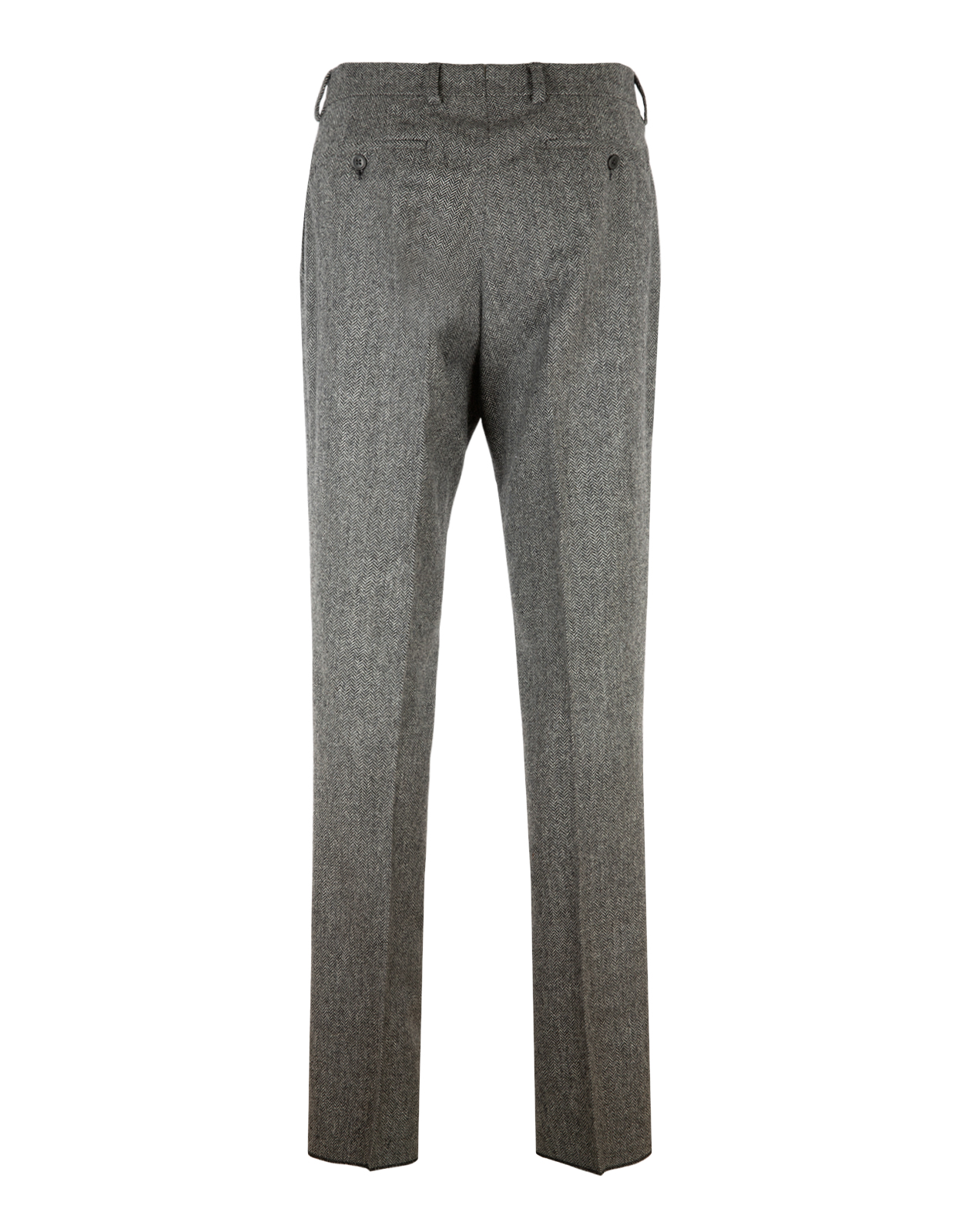 Firenze Byxa Frontveck Moon Tweed Fiskben Grå