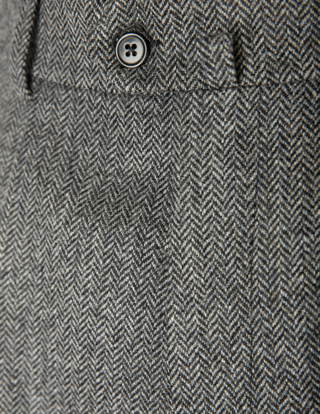 Firenze Byxa Frontveck Moon Tweed Fiskben Grå