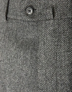 Firenze Byxa Frontveck Moon Tweed Fiskben Grå