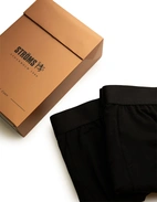 2-Pack Kalsonger Boxer Brief Lyocell Svart S