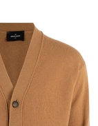 Cardigan Ull Mörkbeige