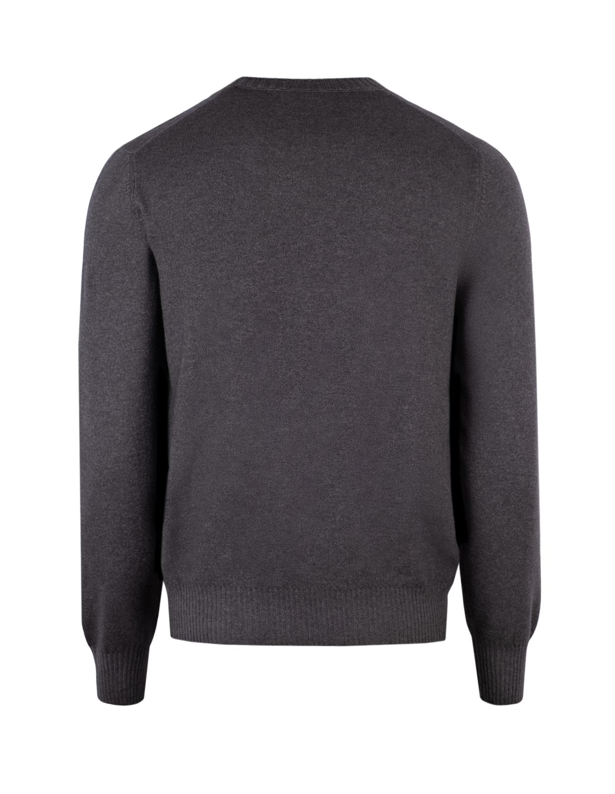 Tröja Rundhals Ull Cashmere Vintage Svart