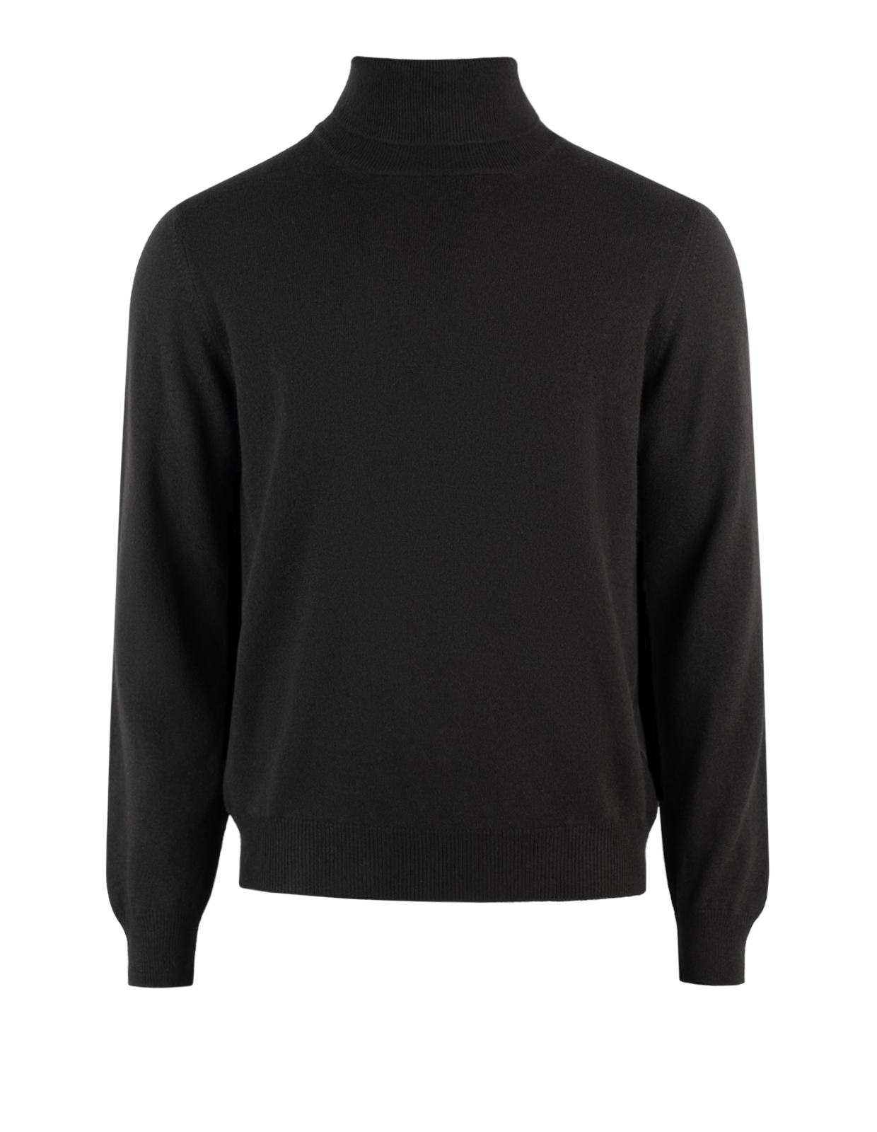 Polotröja Ull Cashmere Svart