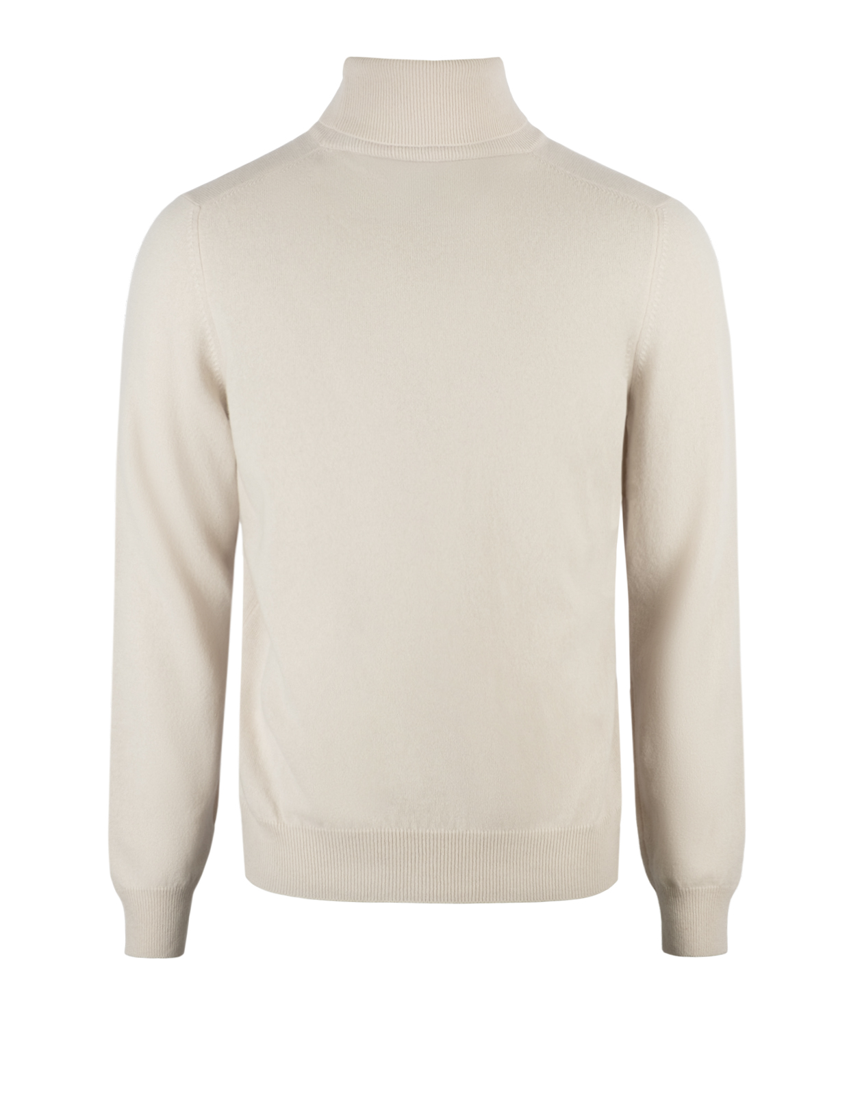 Polotröja Ull Cashmere Ljusbeige