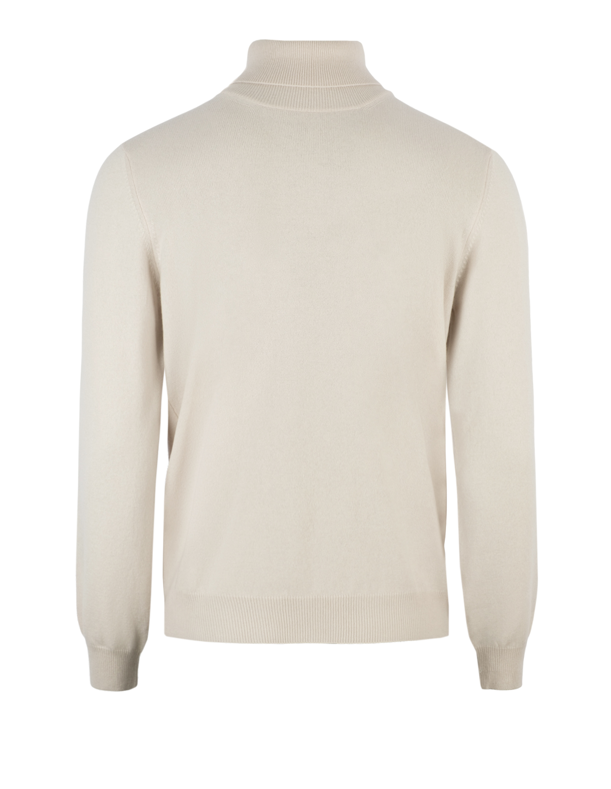 Polotröja Ull Cashmere Ljusbeige