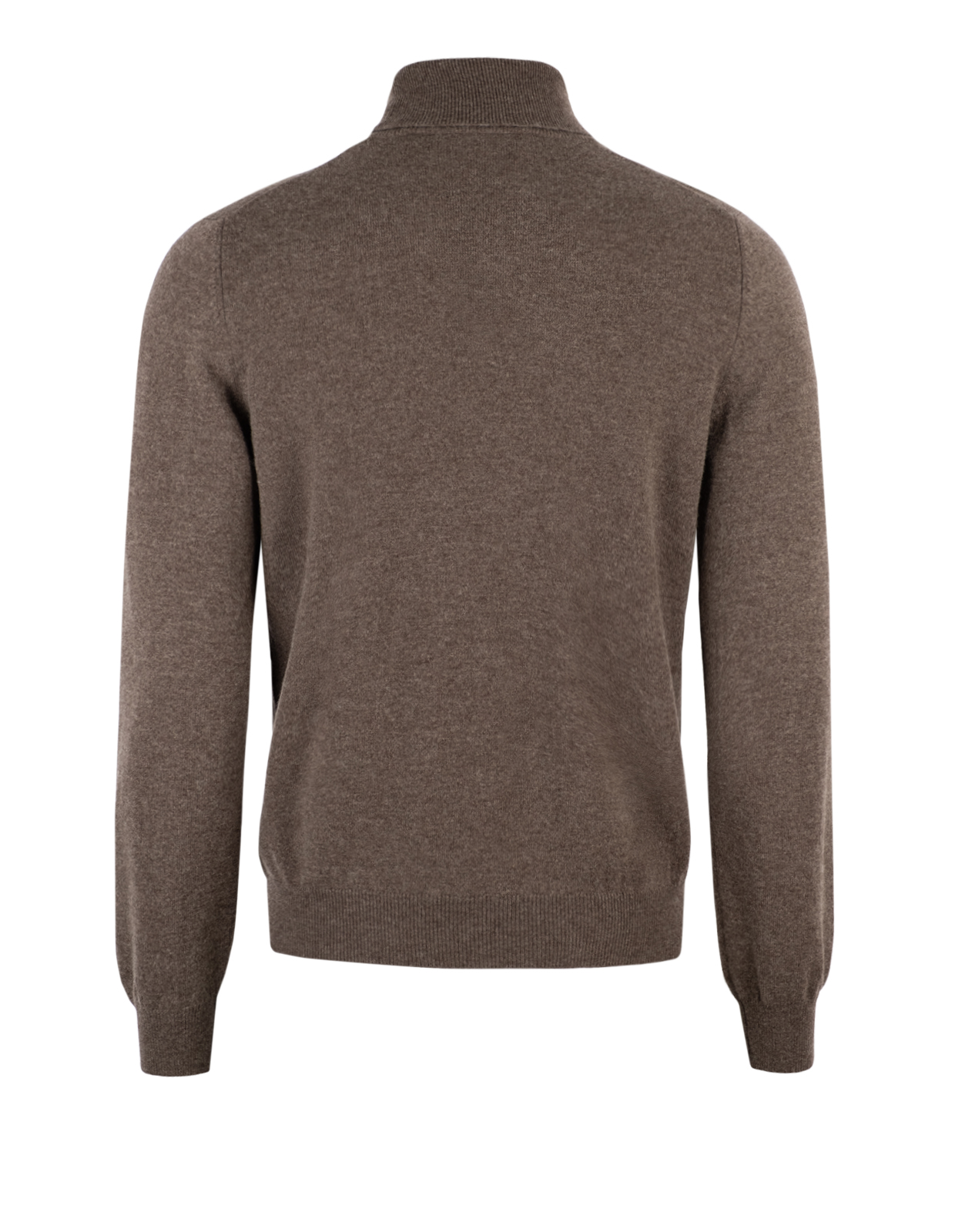 Polotröja Ull Cashmere Brun