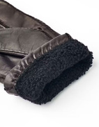 George Handske Lammskinn Brun Stl 7.5