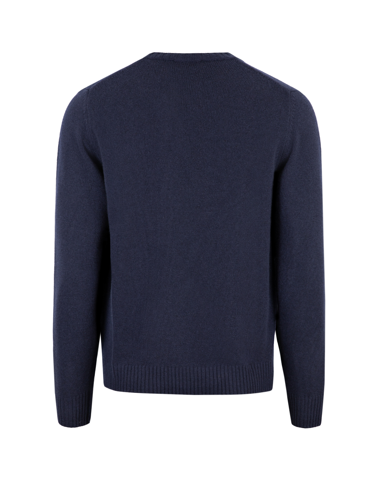 Tröja Rundhals Ull/Cashmere Mörkblå