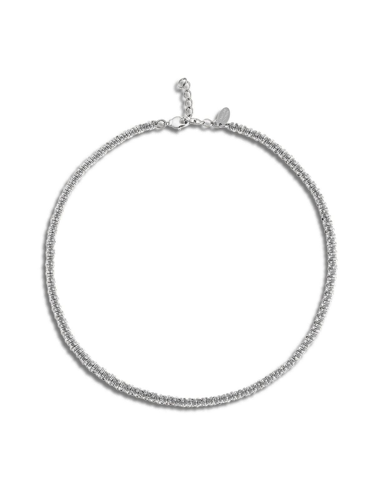 Gemma Halsband Silver