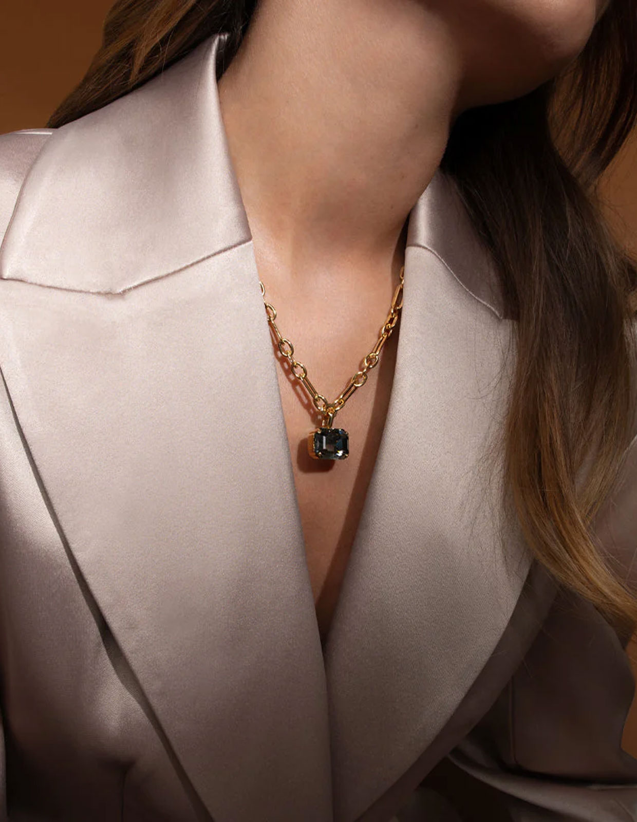 Lydia Halsband Guld/Svart