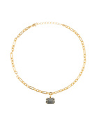Lydia Halsband Guld/Svart One Size